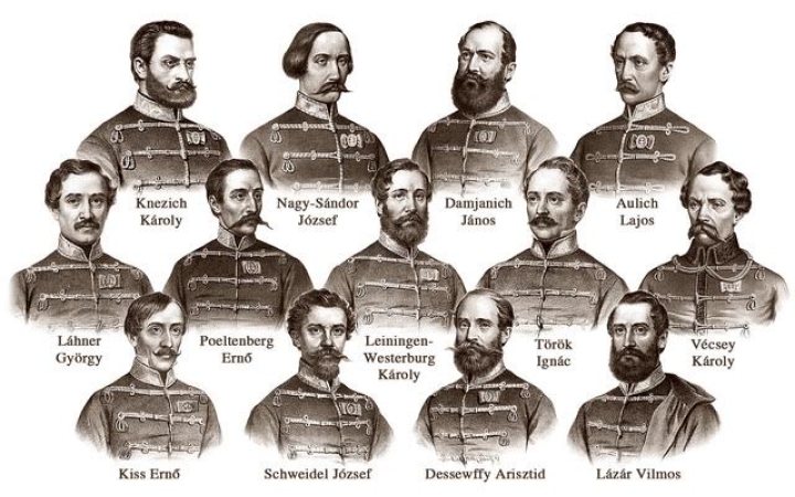 Tizenhárom vértanú, aki életét adta a hazáért