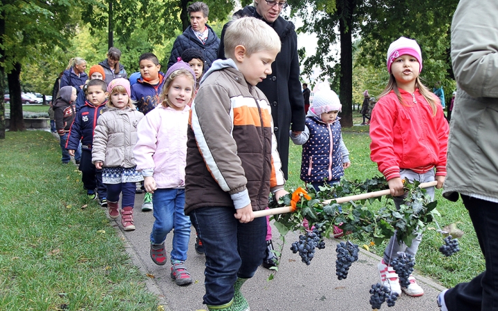 Szüreti mulatság a Napsugár oviban