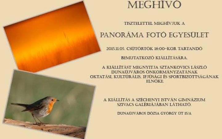 Bemutatkozik a Panoráma fotóklub