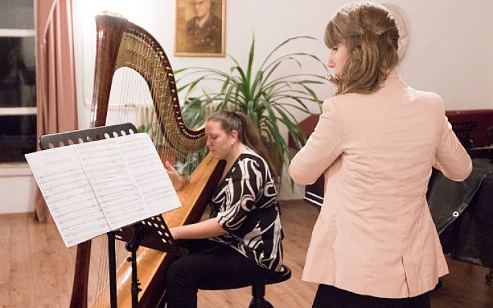 Hárfa és fuvola koncert a zeneiskolában