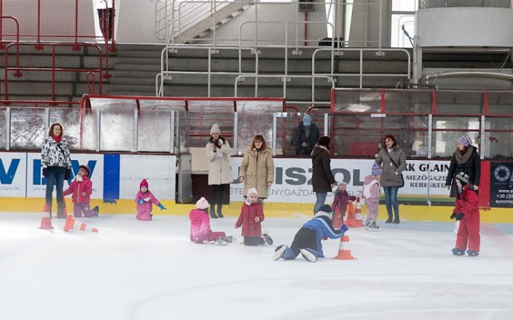 Ovisok a jégcsarnokban