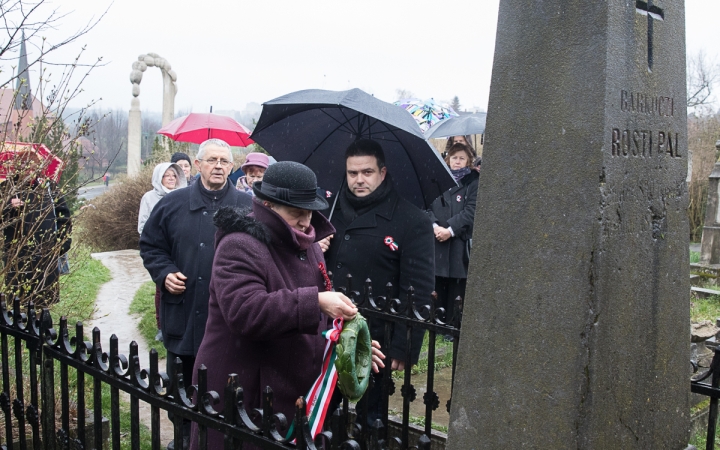 Rosti Pálról is megemlékeztek