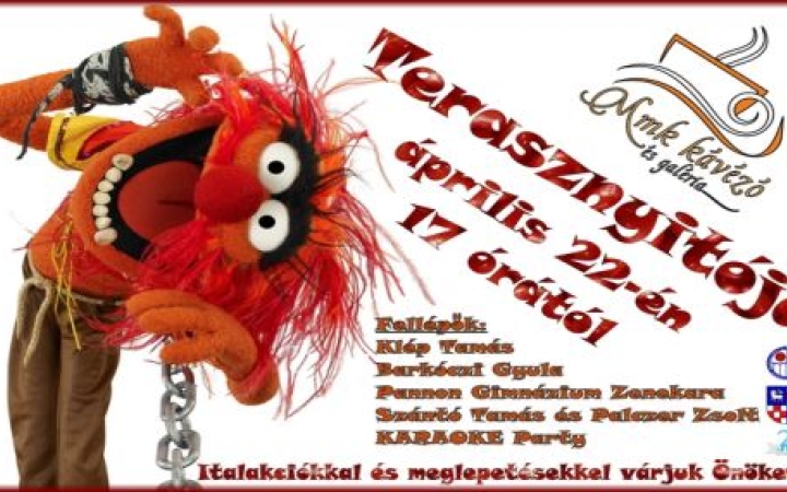 Terasznyitogató az MMK-ban