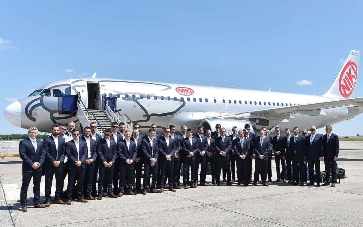 Elindult az Eb-re a magyar válogatott 