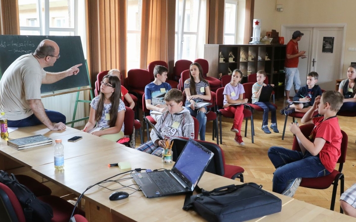 Régésztábor a múzeumban