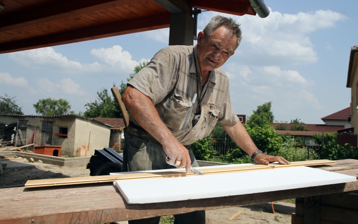 Egész életében házakat épített