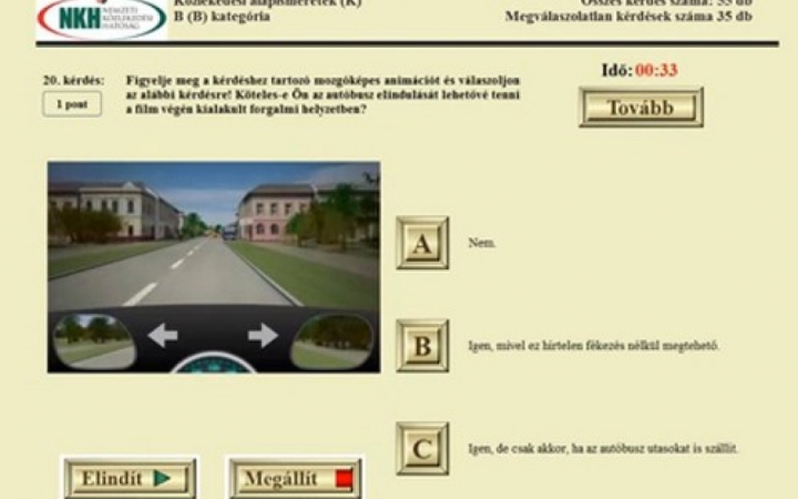 Már új rendszerben vizsgáznak