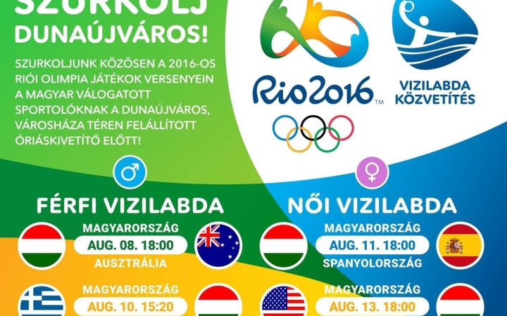 Szurkolj Dunaújváros az olimpián is