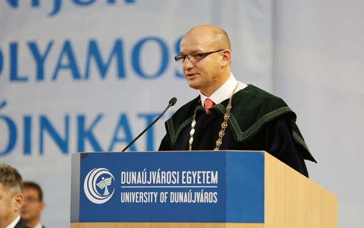 Az első egyetemi tanévnyitó a campus történetében