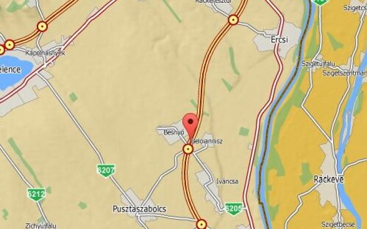 Teljes útlezárás az M6-oson