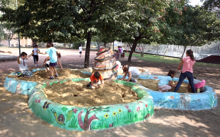 Elkészült a Pillekő homokozó