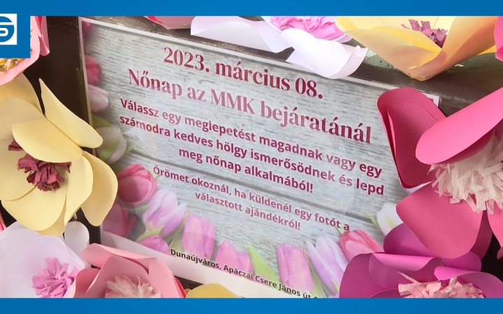 Embedded thumbnail for Nőnapi meglepetés várta a városlakókat az MMK-nál