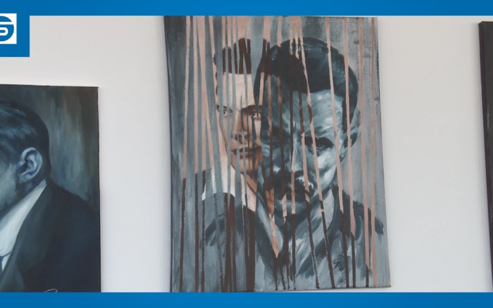 Embedded thumbnail for DSTV: irodalmi arcképcsarnok a könyvtárban