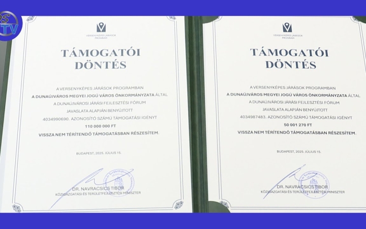 Embedded thumbnail for A Versenyképes Járások Program keretében érkezett a fejlesztési forráscsomag