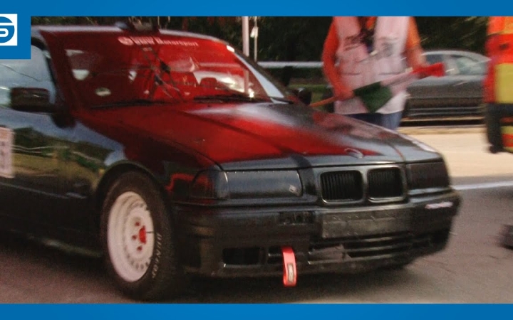 Embedded thumbnail for Benzingőz és fékcsikorgás a Vasmű téren – szombaton szlalom!