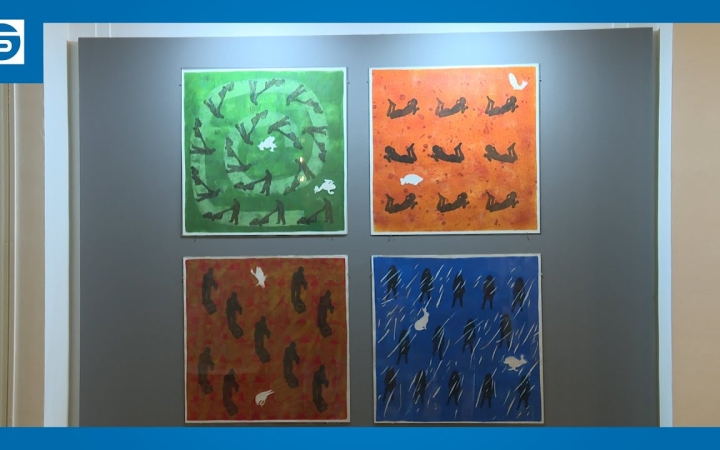 Embedded thumbnail for DSTV: "Ismétlődések" a Bartók Aula Galériájában