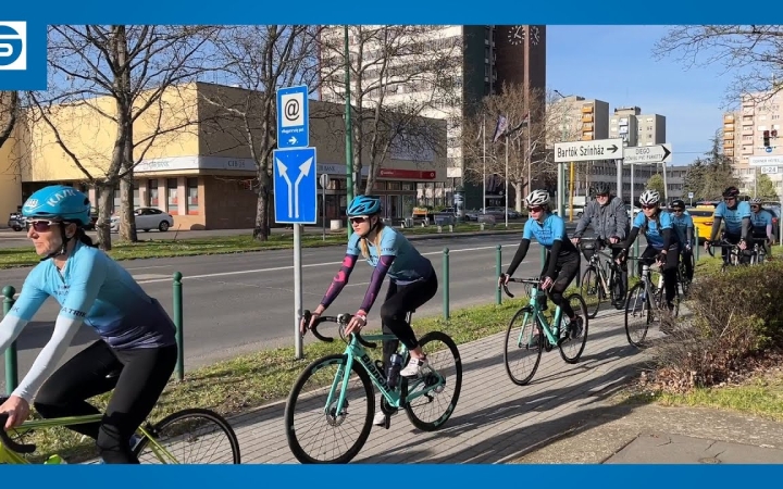 Embedded thumbnail for Hivatalosan is átadták a bringával közlekedőknek az új kerékpárút-hálózatot