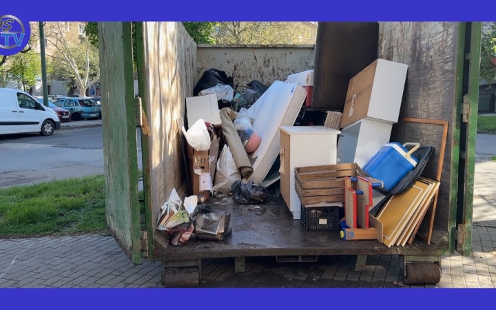 Embedded thumbnail for Komoly eredményt hozott a múlt heti akció, de lesz még lomtalanítás a Technikumban