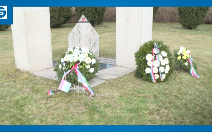 Embedded thumbnail for DSTV: koszorúzás az emlékműnél