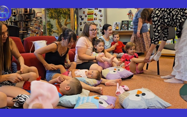 Embedded thumbnail for DSTV: Mazsola Percek a gyermekkönyvtárban