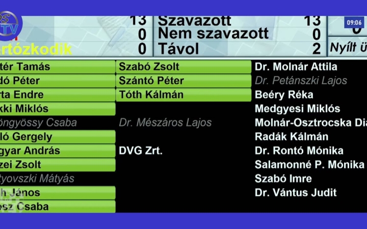 Embedded thumbnail for Néma főhajtások a rendkívüli közgyűlésen