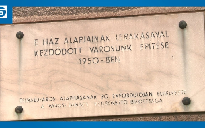 Embedded thumbnail for Fontos hely és fontos épület: az első lakóházra és a városépítőkre emlékeztek