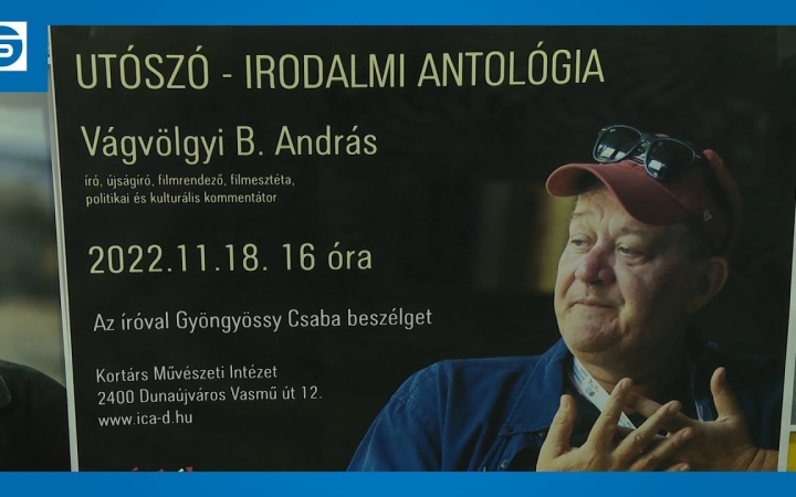 Embedded thumbnail for DSTV: Vágvölgyi B. András volt az Utószó vendége