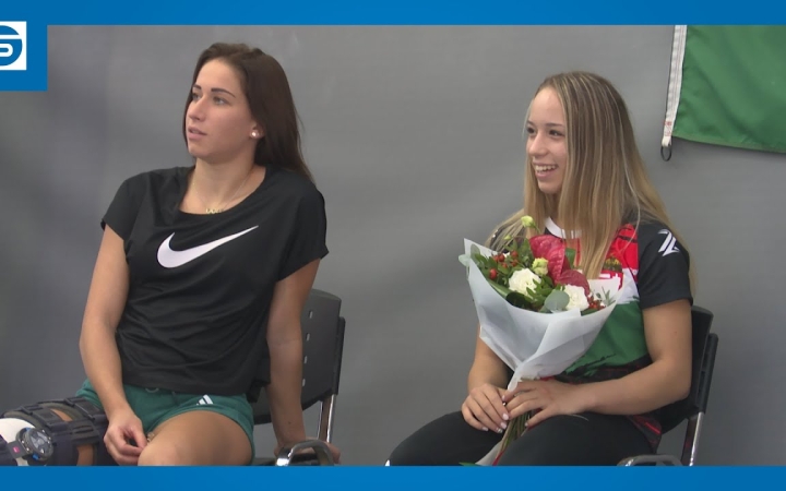 Embedded thumbnail for DSTV: köszöntötték a tornászokat