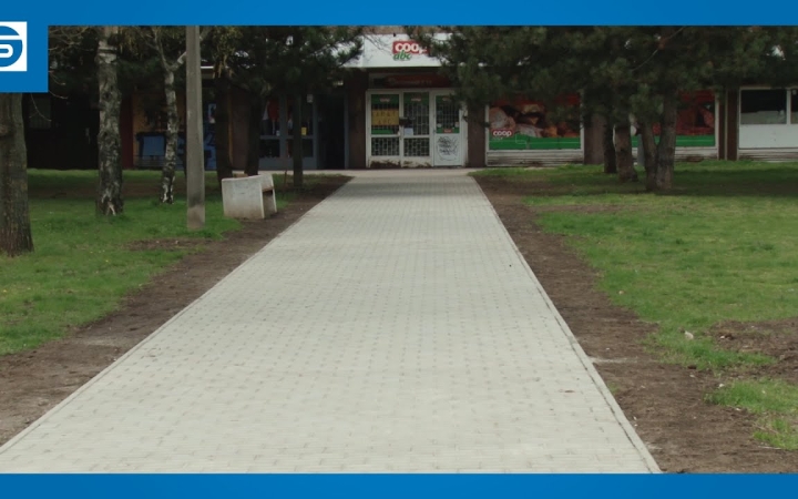 Embedded thumbnail for DSTV: elkészültek a járdák a Békében