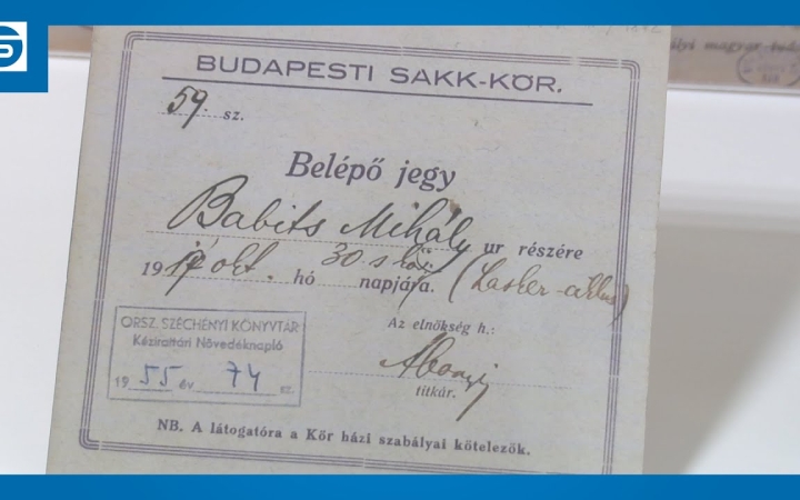 Embedded thumbnail for DSTV: Babits Mihály emlékezete