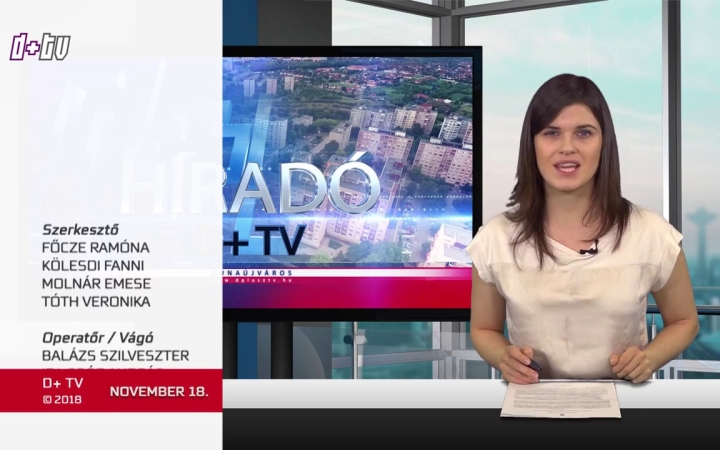 Embedded thumbnail for D+ Híradó - Megállapodás, felújítás