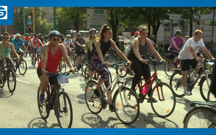 Embedded thumbnail for Óriási mezőny a Bringatúrán (galériával)