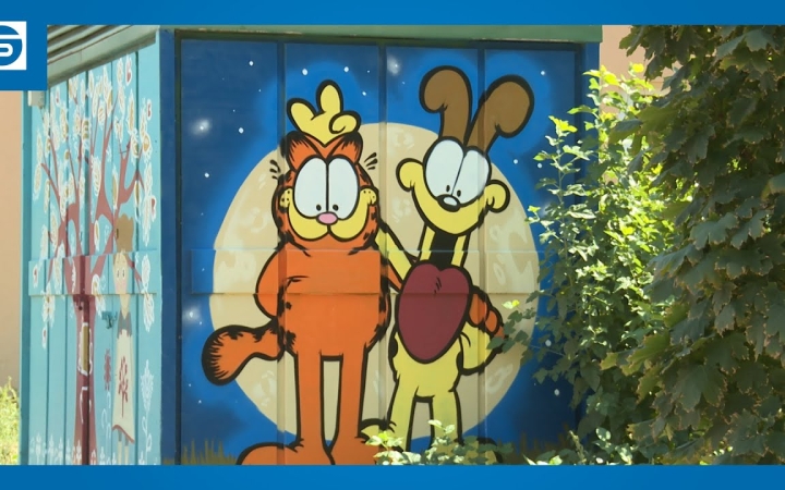 Embedded thumbnail for Folytatódik a villamos trafóházak átfestése – élettel és szeretettel