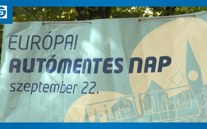 Embedded thumbnail for Edukáció és széles programkínálat csalogatott az autómentes napon (galériával)