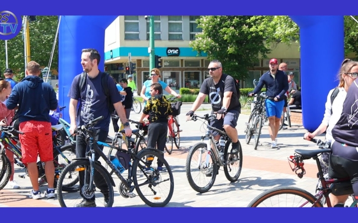 Embedded thumbnail for Két keréken Dunaújváros – százak tekertek a 39. Bringatúra közösségi programján (galériával)