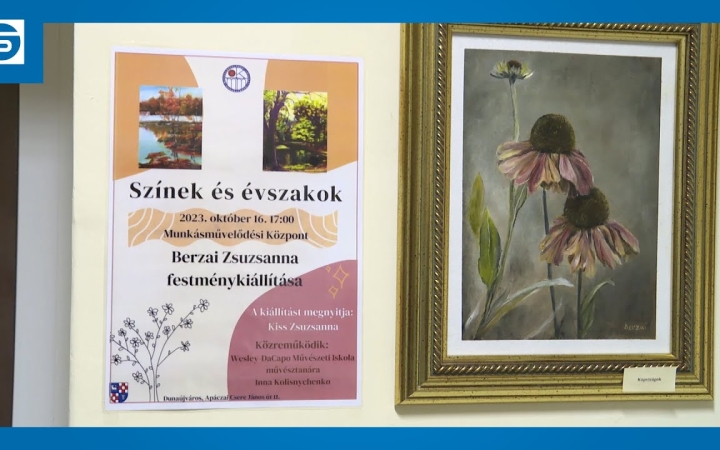 Embedded thumbnail for DSTV: "Színek és évszakok" – új tárlat az MMK-ban