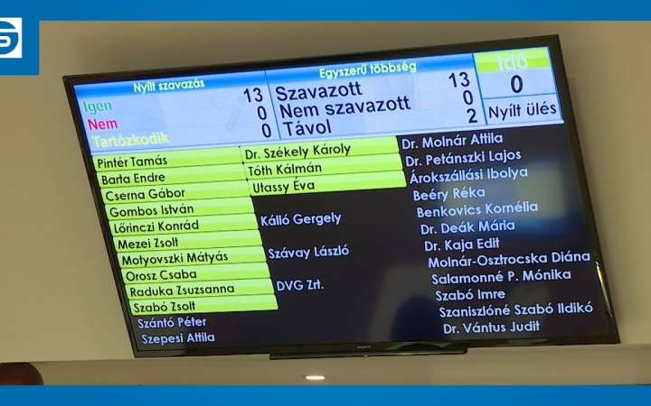 Embedded thumbnail for Közgyűlés: sok-sok fontos napirenddel – és Gombos függetlenként folytatta