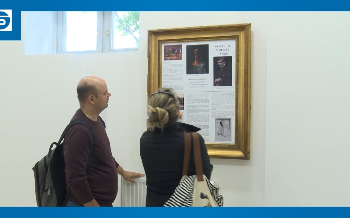 Embedded thumbnail for Pentelei Molnár János alkotásaiból nyílt kiállítás a Mondbach-kúriában (galériával)