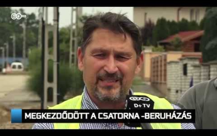 Embedded thumbnail for D+ Híradó - Elkezdődött a csatornázás