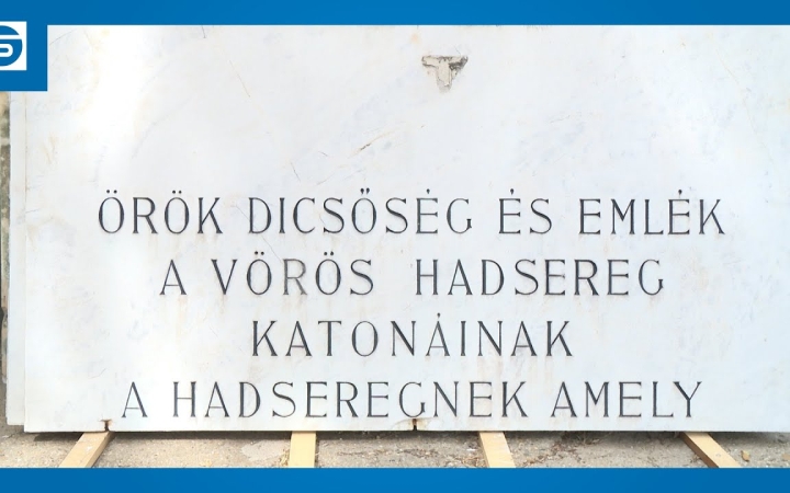 Embedded thumbnail for DSTV: bontják az emlékművet a Pentele városrészben