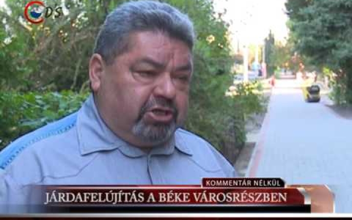 Embedded thumbnail for Szabadság út - A teljes járdasort felújították