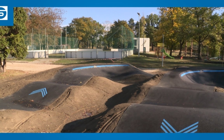 Embedded thumbnail for Elkészült a kerékpáros pumpapálya