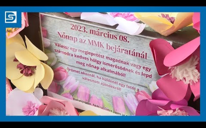 Embedded thumbnail for Nőnapi meglepetés várta a városlakókat az MMK-nál