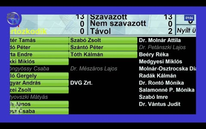 Embedded thumbnail for Néma főhajtások a rendkívüli közgyűlésen
