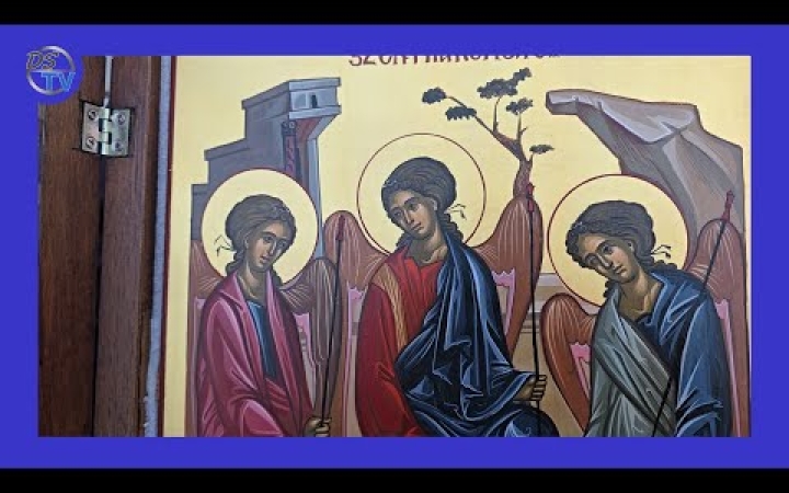 Embedded thumbnail for Menet után közös imádságot szerveztek a Rubljov-hasonmás ikon megérkezésekor